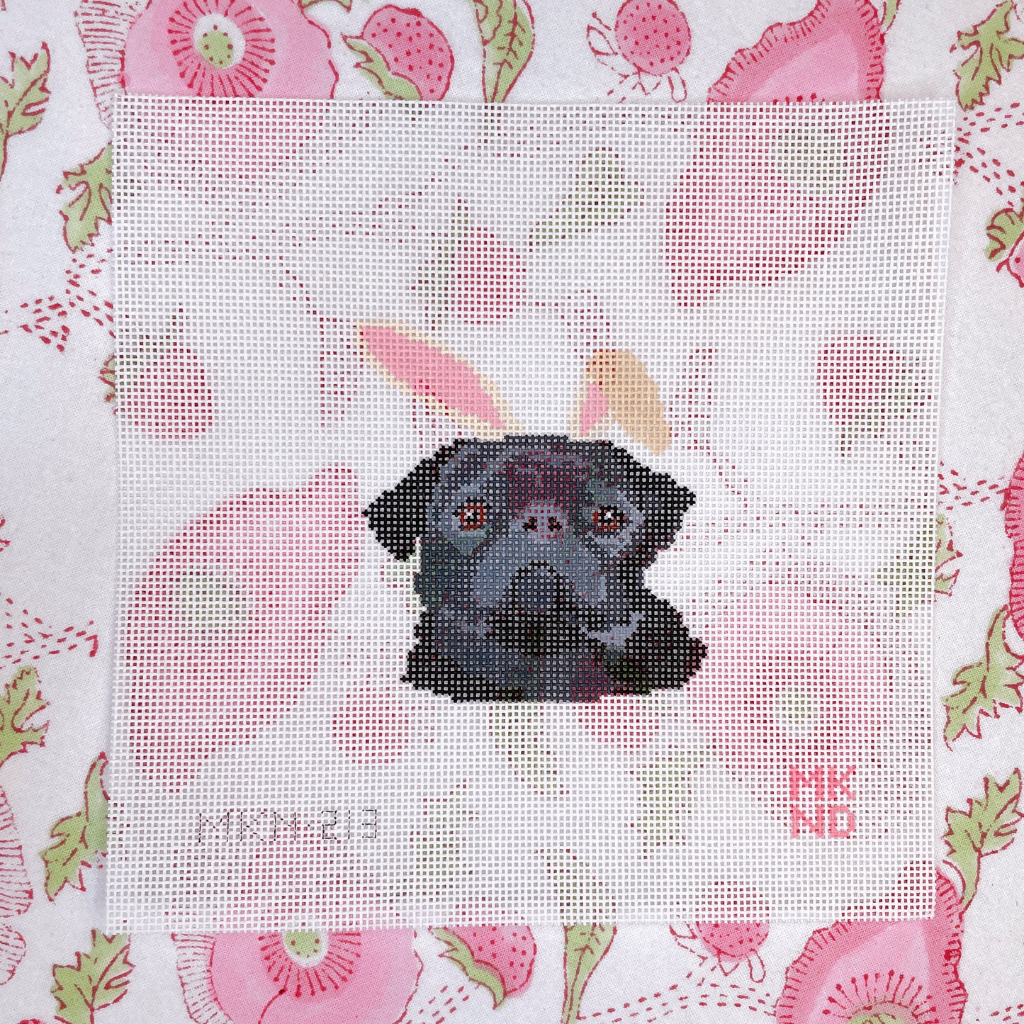 black pug bunny