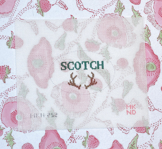 antlers scotch decanter tag