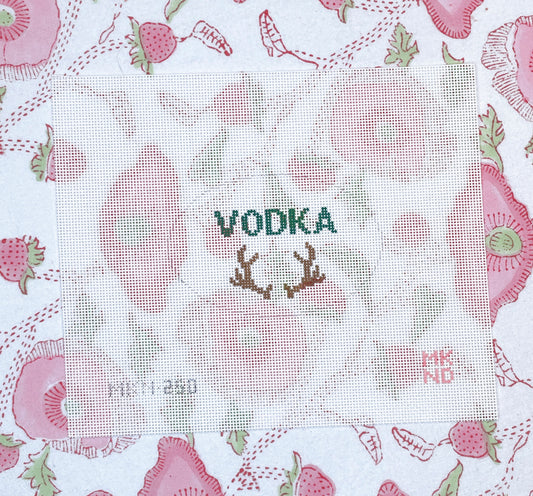 antlers vodka decanter tag