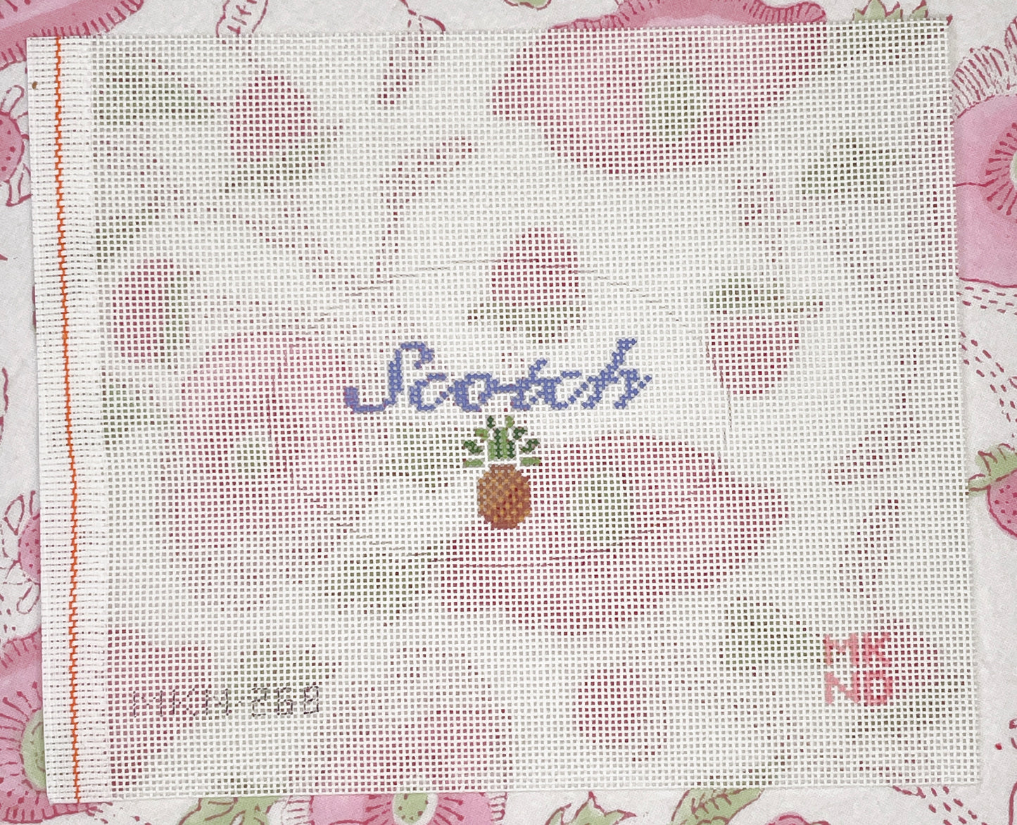 pineapple scotch decanter tag