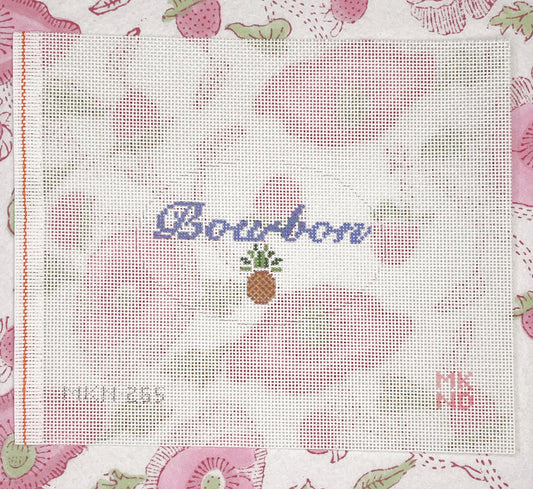 pineapple bourbon decanter tag