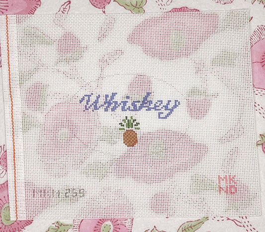 pineapple whiskey decanter tag