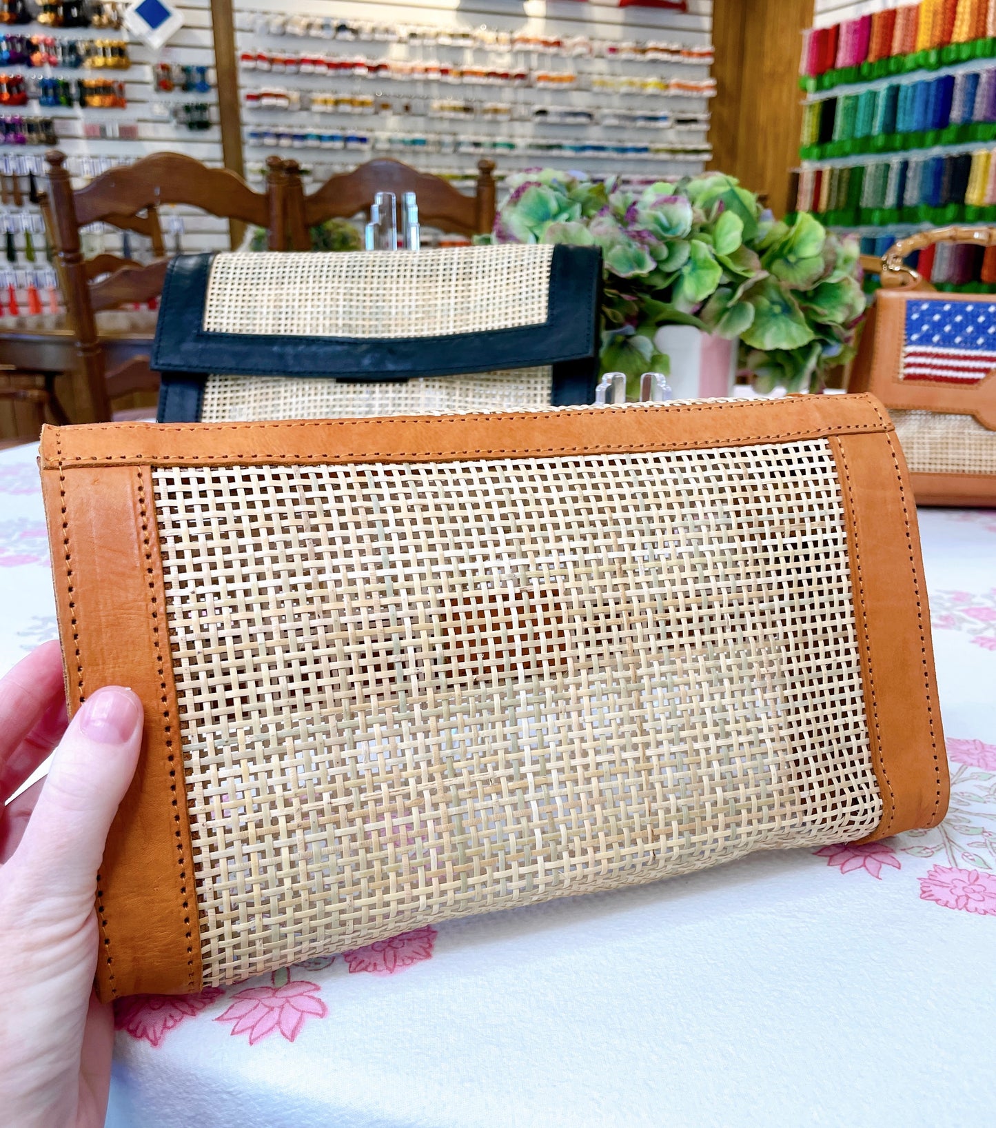 Rattan Clutch