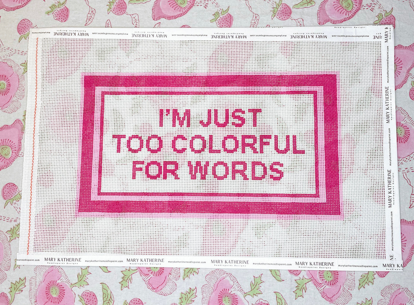 too colorful for words