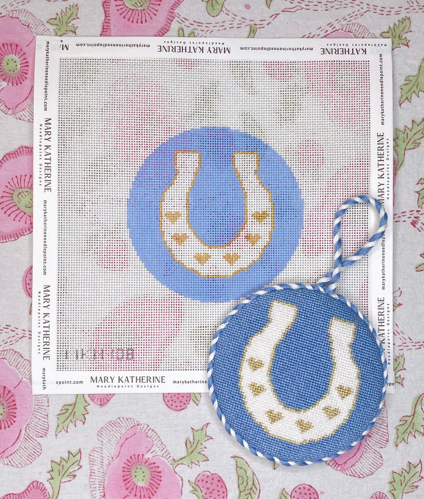 horseshoe love ornament
