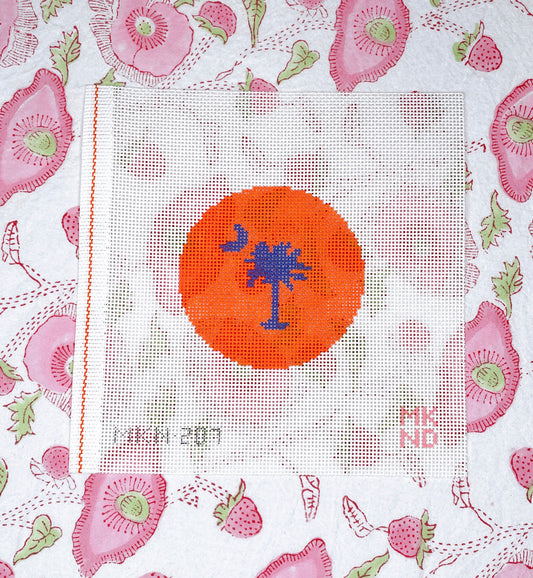 south carolina flag, orange